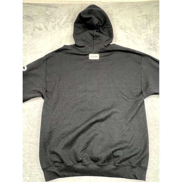 Unus Annus The End The Countdown Medium Hoodie Men Black Graphic Kangaroo Pocket - Picture 2 of 7